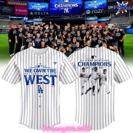 New York Yankees AL East Division Champions 2024 Baseball Jersey