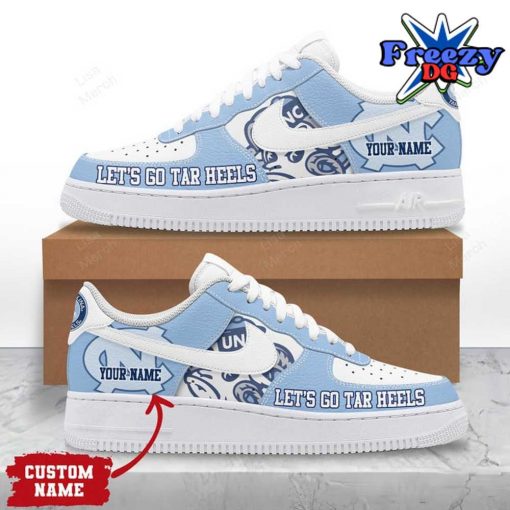 North Carolina Tar Heels Custom Nike Air Force 1