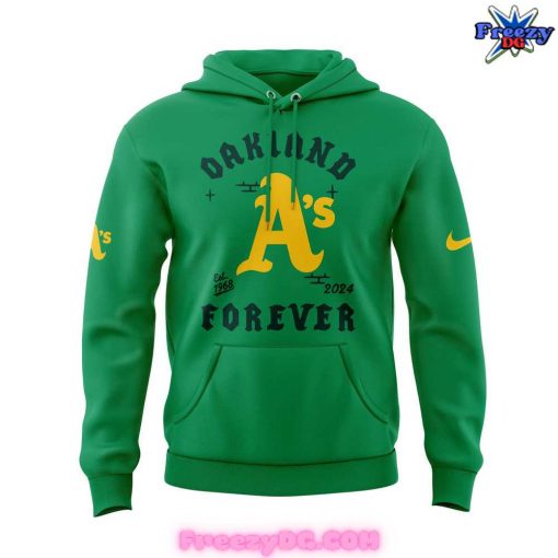 Oakland Athletics 56 Years 2024 Green Hoodie