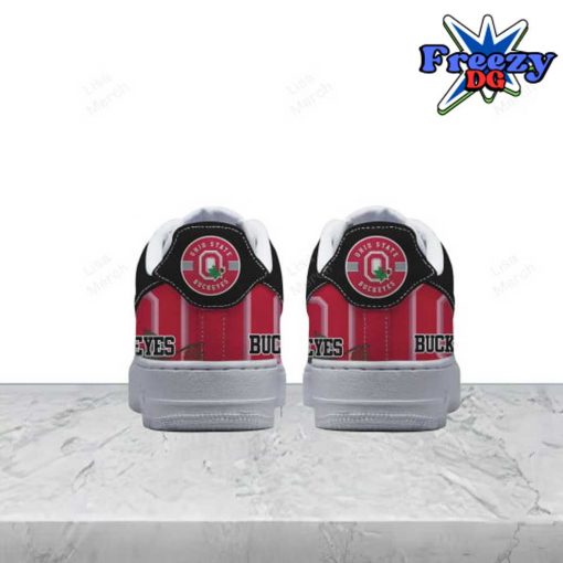 Ohio State Buckeyes Custom Name Nike Air Force 1