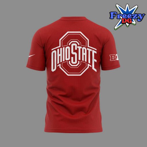 Ohio State Buckeyes Follow Jesus 2024 Red T-Shirt