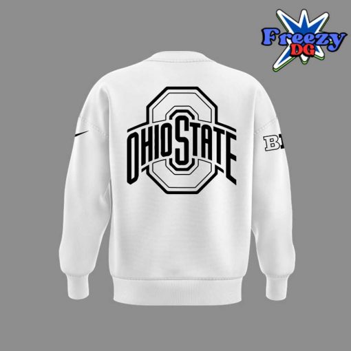 Ohio State Buckeyes Follow Jesus 2024 White Sweatshirt