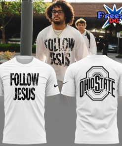 Ohio State Buckeyes Follow Jesus 2024 Black Sweatshirt