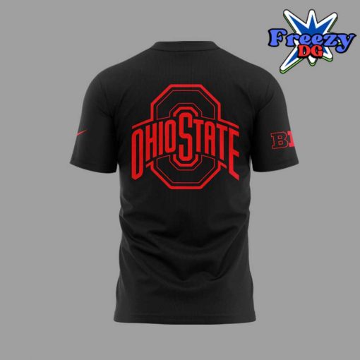 Ohio State Buckeyes Jesus Won 2024 Black T-Shirt