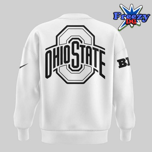 Ohio State Buckeyes Jesus Won 2024 White Sweatshirt