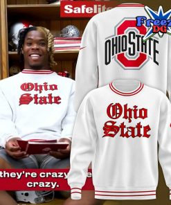 Ohio State Football Vintage 2024 White Sweatshirt