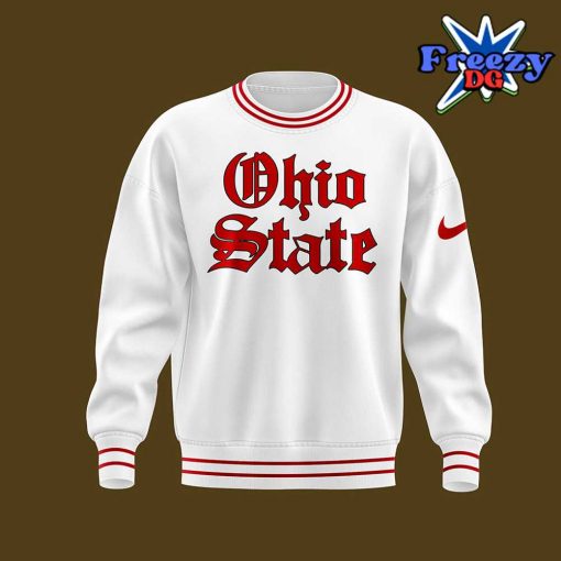 Ohio State Football Vintage 2024 White Sweatshirt