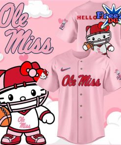 Ole Miss Rebels x Hello Kitty 2024 White T-Shirt