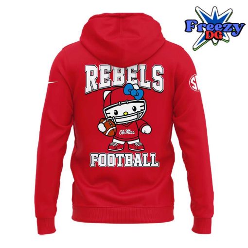 Ole Miss Rebels x Hello Kitty 2024 Red Hoodie