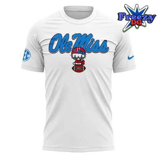 Ole Miss Rebels x Hello Kitty 2024 White T-Shirt