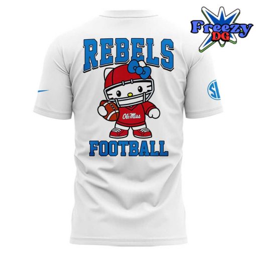 Ole Miss Rebels x Hello Kitty 2024 White T-Shirt