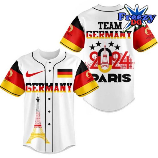 Olympic Paris 2024 Germany Nation Baseball Jersey