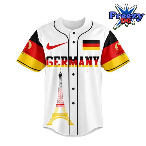 Olympic Paris 2024 Germany Nation Baseball Jersey