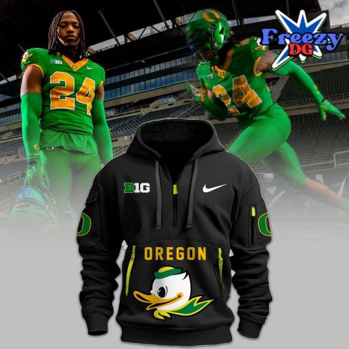 Oregon Ducks Gang Green Heavy Hoodie