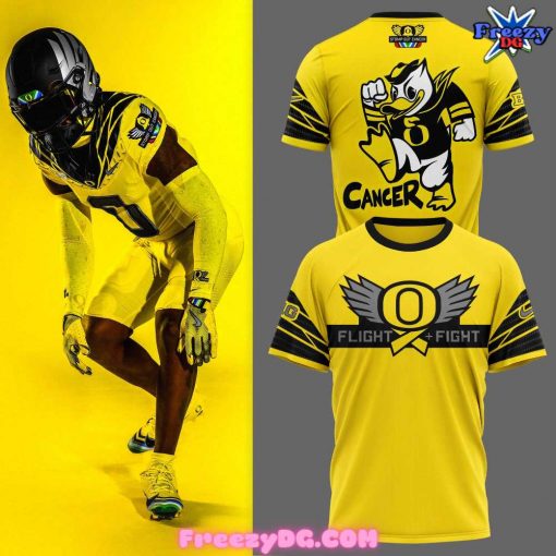 Oregon Ducks Stomp Out Cancer T-Shirt