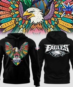 Philadelphia Eagles Christmas Party 2024 White Hoodie