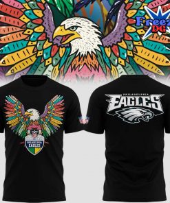 Philadelphia Eagles Chill Guy 2024 Black Hoodie