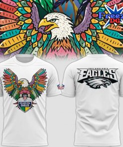 Philadelphia Eagles Angry Runs 2024 Black T-Shirt