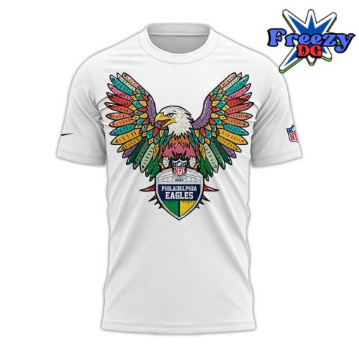 Philadelphia Eagles Wings 2024 White T-shirt