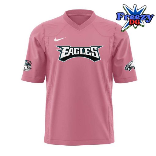 Philadelphia Eagles x Hello Kitty Night 2024 Pink Football Jersey