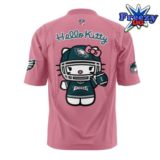 Philadelphia Eagles x Hello Kitty Night 2024 Pink Football Jersey