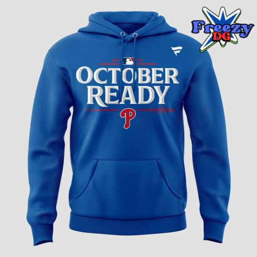 Philadelphia Phillies October Ready Post Season 2024 Blue Hoodie