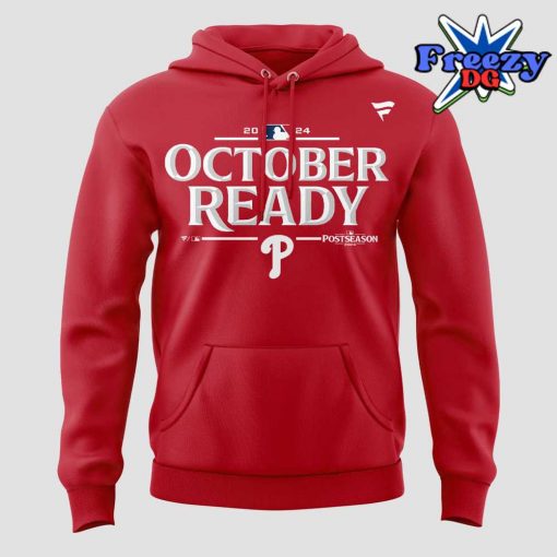 Philadelphia Phillies October Ready Post Season 2024 Red Hoodie