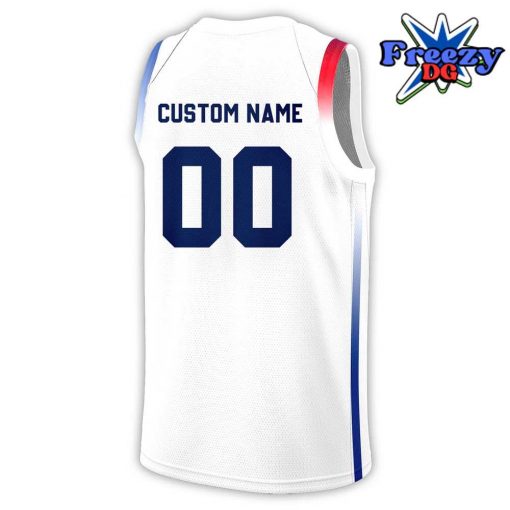 Puerto Rico Basketball Olympic Paris 2024 White Jersey