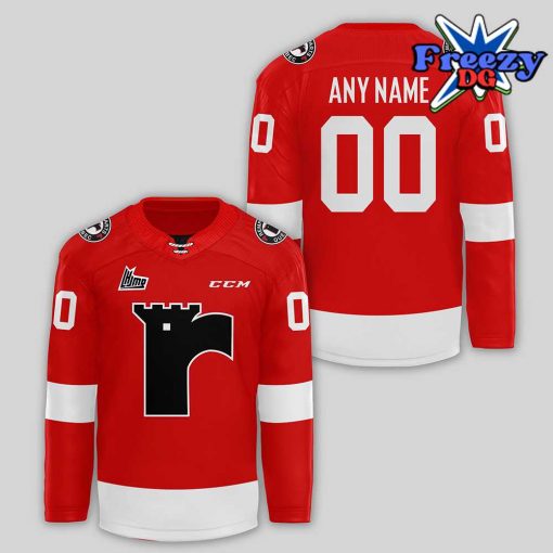 Quebec Remparts 2024 Red Hockey Jersey