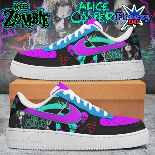 Rob Zombie and Alice Cooper Limited Edition Air Force 1