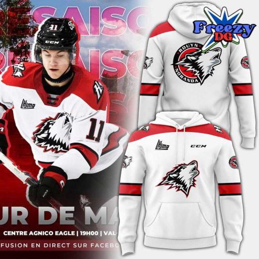 Rouyn-Noranda Huskies 2024 White Hoodie