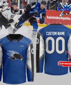 Saint John Sea Dogs 2024 Blue Hockey Jersey