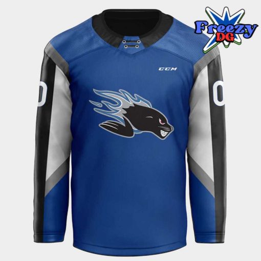 Saint John Sea Dogs 2024 Blue Hockey Jersey