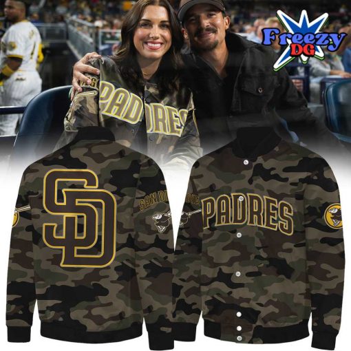 San Diego Padres Camo 2024 Baseball Jacket