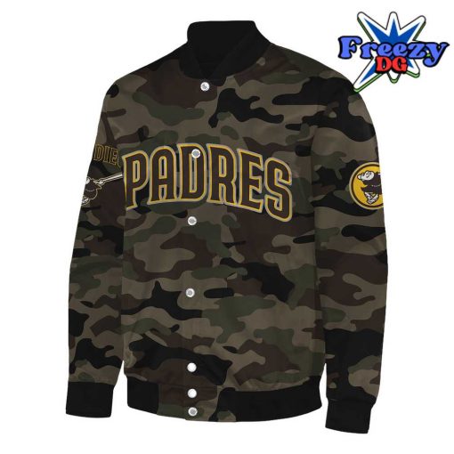 San Diego Padres Camo 2024 Baseball Jacket