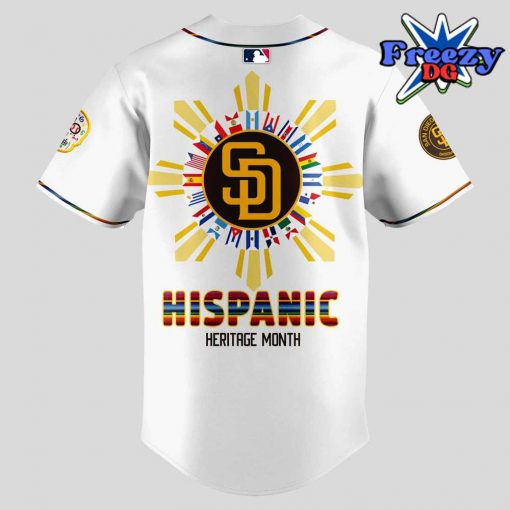 San Diego Padres Hispanic Heritage Month 2024 Baseball Jersey