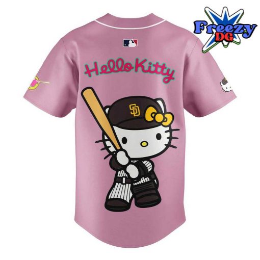 San Diego Padres x Hello Kitty 2024 Pink Baseball Jersey