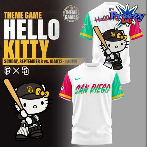 San Diego Padres x Hello Kitty 2024 T-Shirt