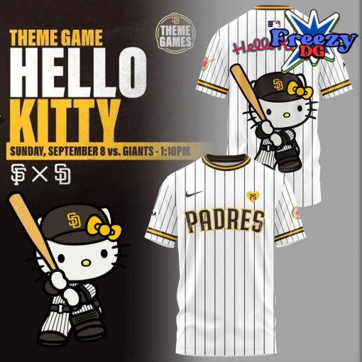 San Diego Padres x Hello Kitty Stripe T-Shirt