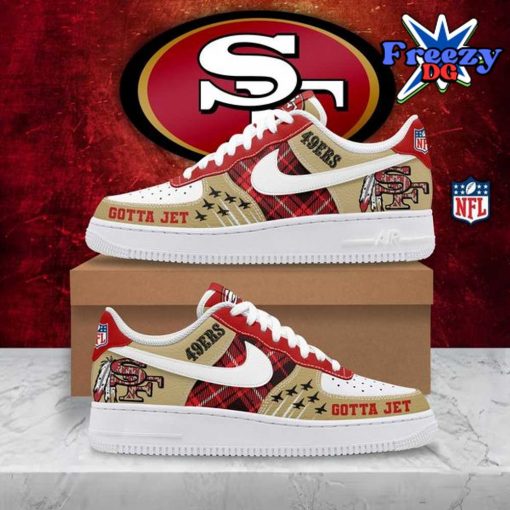 San Francisco 49ers Gotta Jet Air Force 1 Sneaker