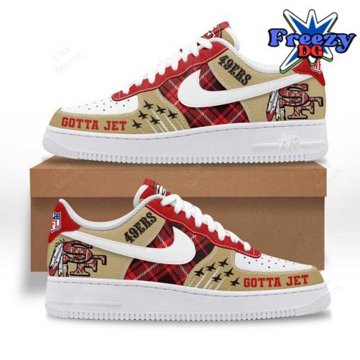 San Francisco 49ers Gotta Jet Air Force 1 Sneaker