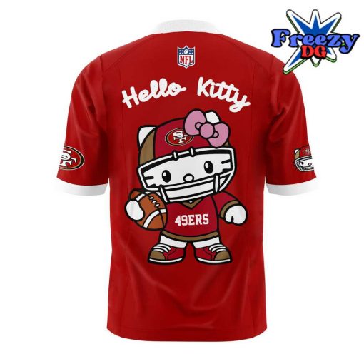 San Francisco 49ers x Hello Kitty 2024 Football Jersey