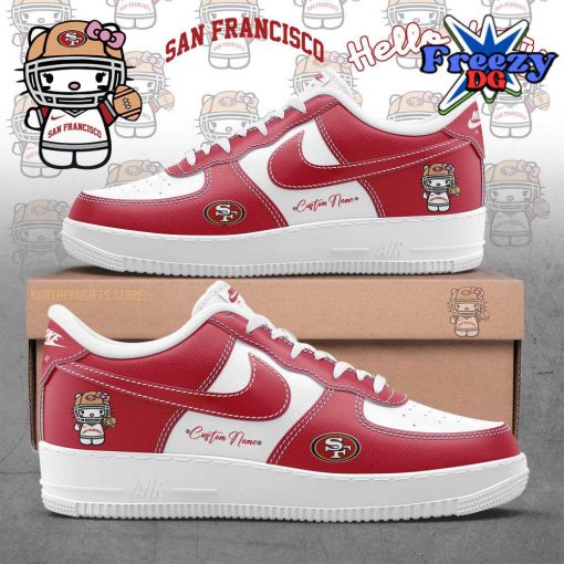 San Francisco 49ers x Hello Kitty Nike Air Force 1