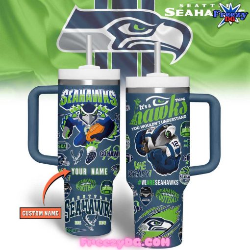 Seattle Seahawks Football Custom Stanley Tumbler Cup