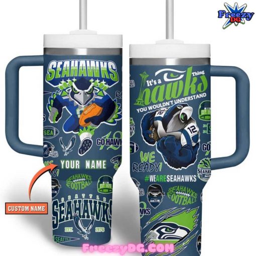 Seattle Seahawks Football Custom Stanley Tumbler Cup