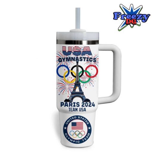 Simone Biles USA Gymnastics Olympic Paris 2024 Stanley Tumbler Cup