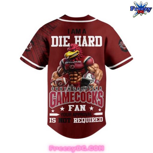 South Carolina Gamecocks Die Hard Fan Baseball Jersey