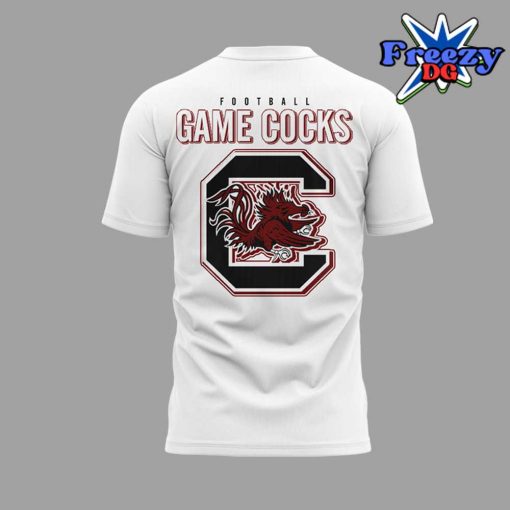 South Carolina Gamecocks Football 2024 White T-Shirt