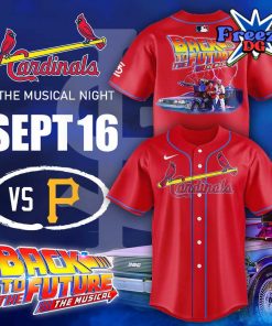 St. Louis Cardinals Back to the Future The Musical Night Baseball Jersey