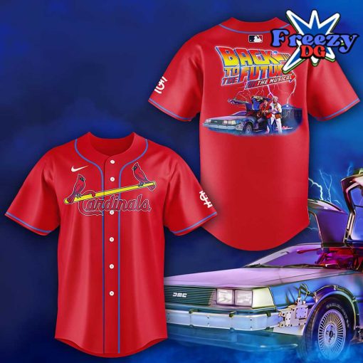 St. Louis Cardinals Back to the Future The Musical Night Baseball Jersey